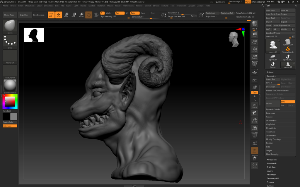 zbrush akuma2