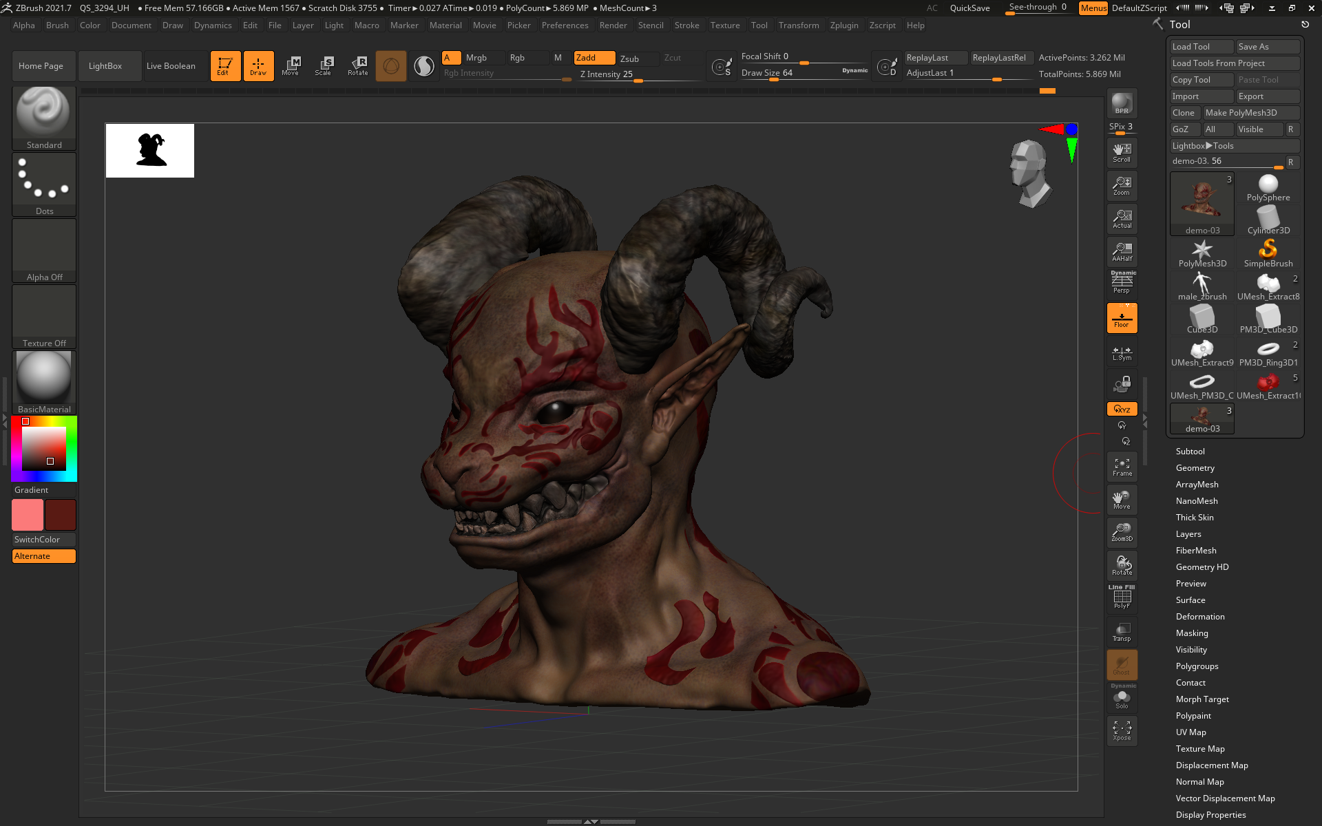 polypaint zbrush